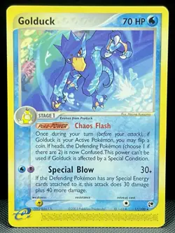 Golduck 17/100 Sandstorm Non Holo NM/M Pokemon TCG EX Ruby & Sapphire Vintage - Image 2