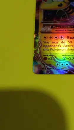 Pokemon M Ampharos EX 28/98 XY Ancient Origins Ultra Rare Holo 220HP Electric - Image 3