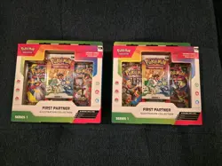 Lot 2 Pokemon First Partner Illustration Collection Series 1 Box Sealed - Image 1