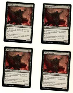 Set Of 4 Dreg Recycler #0100 March Of The Machine MTG Card - Image 3