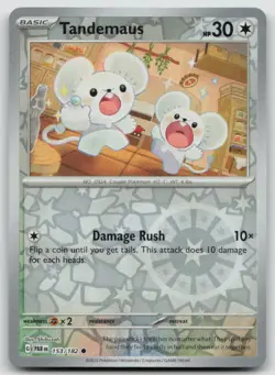 Tandemaus 153/182 Common Paradox Rift Pokemon Reverse Holo NM - Image 1
