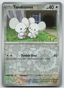 Tandemaus 154/182 Common Paradox Rift Pokemon Reverse Holo NM - Image 1