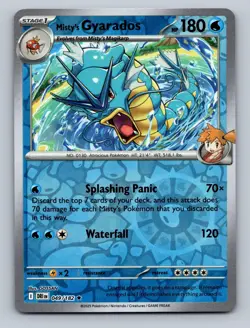 Misty's Gyarados 049/182 Rare Destined Rivals Reverse Holo NM 2025 Free Shipping - Image 1