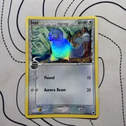 Pokemon TCG Seel (Delta Species) EX Dragon Frontiers 62/101 Reverse Holo Common - Image 1