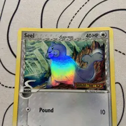 Pokemon TCG Seel (Delta Species) EX Dragon Frontiers 62/101 Reverse Holo Common - Image 3