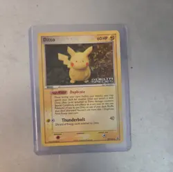 Ditto (Pikachu) - stamped Reverse Holo #39 Delta Species Pokemon TCG has damage - Image 1