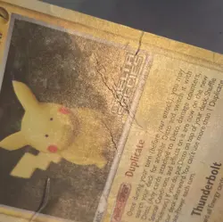 Ditto (Pikachu) - stamped Reverse Holo #39 Delta Species Pokemon TCG has damage - Image 4