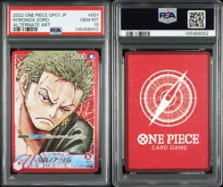 One Piece CCG Roronoa Zoro Alternate Art 2022 #001 PSA10 - Image 3