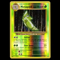 Metapod | 4 | Pokemon, XY: Evolutions, Reverse Holo, Uncommon Card - Image 1