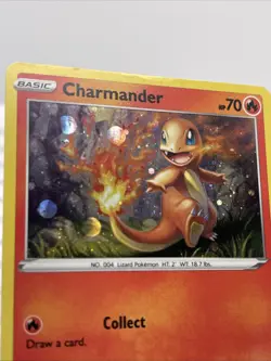 2021 Pokemon Charmander : Sword & Shield SWSH092 HOLO Promo - LP - Image 3