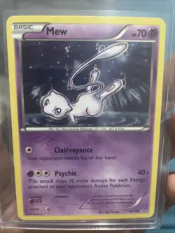 Pokemon TCG Mew XY192 Black Star Promo Holo LP Near Mint Looking - Image 1