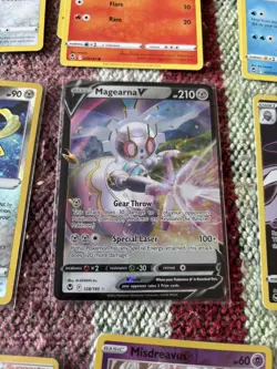 Pokemon Silver Tempest 60+ Card Bundle Radiant Jirachi Magearna V Malamar Rare - Image 4