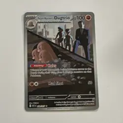 The Pokemon Company Team Rocket's Dugtrio 239/217 Holo Full Art Rare 100HP - Image 1