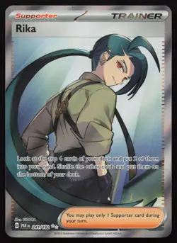 Rika 241/182 Full Art Ultra Rare Paradox Rift Pokemon English NM - Image 1