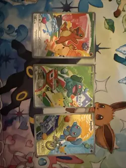 Pokemon TCG First Partner Illustration Collection Series 1 Kanto GEN 1 Starters - Image 1