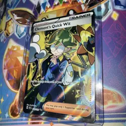 Clemont's Quick Wit 229/191 Ultra Rare Holo S&V Surging Sparks Pokemon TCG - Image 2