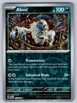 Absol 113/182 Reverse Holo Uncommon Paradox Rift Pokemon Near Mint - Image 1