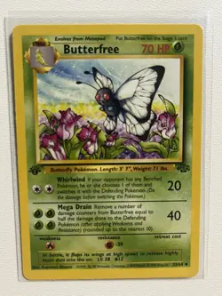 Pokemon Butterfree 33/64 Jungle 1st Edition 1999 - Image 1