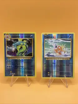 Pokemon TCG 2016 XY Evolutions Gyarados #34 - Magikarp #33 Reverse Holo Rare Lot - Image 1
