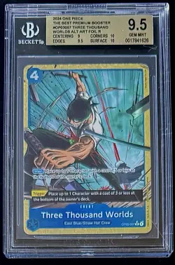 BGS 9.5 One Piece OP03-057 R* Three Thousand Islands Alt Art - English - PRB01 - Image 1