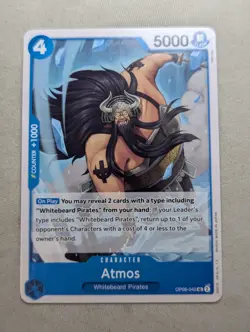 Atmos OP08-040 Two Legends One Piece TCG Card - Image 1