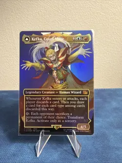 MTG English Kefka, Court Mage (Borderless) (0398) NM Foil - Image 1