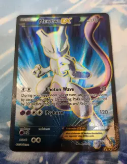 Mewtwo EX 157/162 Full Art BREAKthrough XY Pokemon Card TCG - Image 1