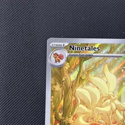 Pokemon TCG Ninetales Obsidian Flames Illustration Rare Card 199/197 LPNM - Image 2
