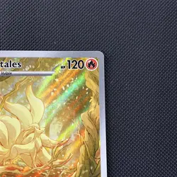 Pokemon TCG Ninetales Obsidian Flames Illustration Rare Card 199/197 LPNM - Image 3