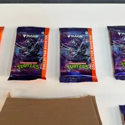 MTG TMNT Collector Booster Pack x6 New Sealed - Image 5