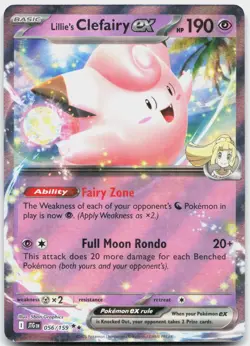 Lillie's Clefairy ex 056/159 Double Rare Journey Together Pokemon Near Mint - Image 1