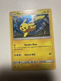 Pikachu SM81 Holo Promo - Pokemon TCG 2017 Promo Card! NM Excellent - Image 3