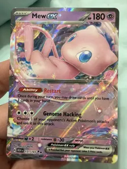 MEW EX Scarlet & Violet 151 #151/165 Double Rare NM Pokemon TCG English - Image 1