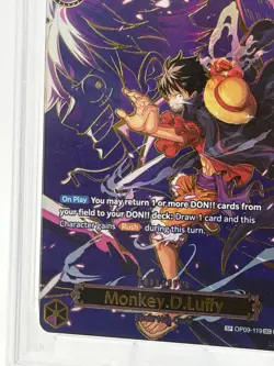 One Piece Monkey D. Luffy OP09-119 Secret Rare sp EN PSA 10 - Image 4