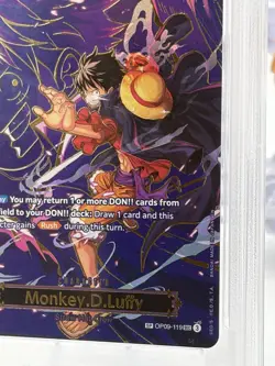 One Piece Monkey D. Luffy OP09-119 Secret Rare sp EN PSA 10 - Image 5