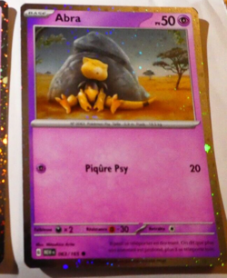 Pokemon 151 Francais Card Rare Holo Carte Promo Abra 063/165 EV3.5 MEW FR Mint - Image 1
