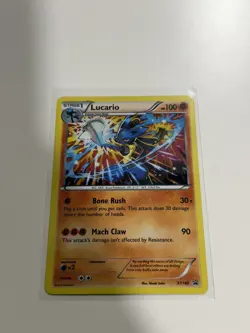 Lucario XY140 Promo Holo XY Promos Pokemon Card NM - Image 1