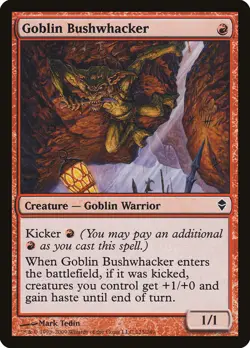 1x Goblin Bushwhacker - MP/HP - See Pic for Set - SPARROW MAGIC - Image 1