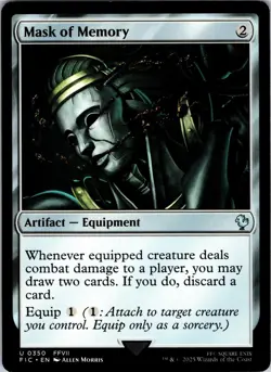 Mask of Memory 350 UC Commander: FINAL FANTASY Magic: The Gathering NM - Image 1