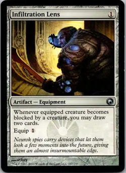 Infiltration Lens U Scars of Mirrodin 167 LP - Image 1