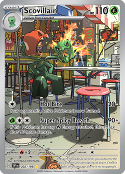 Scovillain 202/198 Illustration Rare Scarlet & Violet Pokemon Holo Near Mint - Image 1