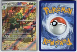 Scovillain 202/198 Illustration Rare Scarlet & Violet Pokemon Holo Near Mint - Image 2