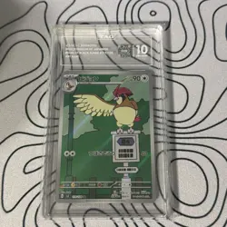 2023 POKEMON JPN RULER OF THE BLACK FLAME AR ART RARE PIDGEOTTO 119/108 TAG 10 - Image 3