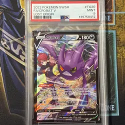 PSA 9 - 2022 POKEMON SWSH FA/CROBAT V LOST ORGIN #TG20 - Image 1