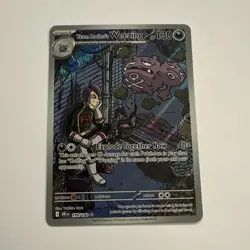 The Pokemon Company Team Rocket's Weezing 199/182 Sv10 Holo Illustration Rare 1… - Image 1