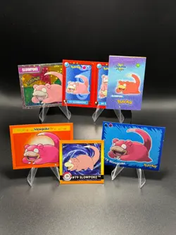 Pokemon Slowpoke Set of 6 - Slowpoke #79 Peru/NON-TCG Sticker Set - Image 1