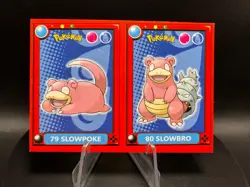 Pokemon Slowpoke Set of 6 - Slowpoke #79 Peru/NON-TCG Sticker Set - Image 4