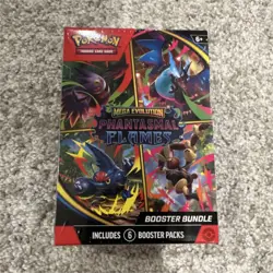 Pokemon TCG Mega Evolution Phantasmal Flames Booster Bundle 6 Packs Charizard - Image 1