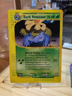 JUMBO Pokemon 2003 DARK VENUSAUR Winner Promo #7 RARE!! LP - Image 1