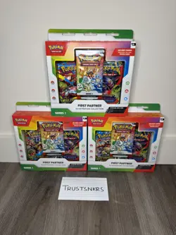 3X Pokemon TCG - First Partner Illustration Collection [Series 1] ✅SEALED✅ - Image 1